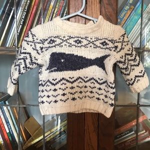 Zara Mini Baby Sweater Handknit 6-9 months